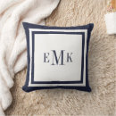 Search for navy and white pillows Preppy