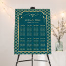 Search for art deco wedding seating charts Vintage