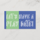 Search for kids playdate business cards Mommy