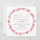 Search for valentines day baby shower invitations Pink and red