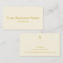 Search for cream colored business cards Minimalistic