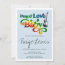 Search for hippie baby invitations Retro