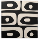 Search for black and white abstract napkins Retro