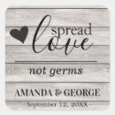 Search for hand sanitizer wedding stickers Rustic