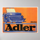 Search for vintage typewriter posters Orange