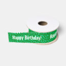Search for happy birthday ribbon Green