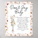 Search for baby shower game posters Floral