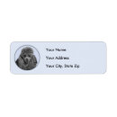 Search for poodle return address labels Puppy