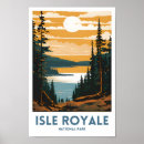 Search for vintage michigan travel posters Isle royale