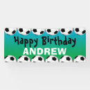 Search for soccer birthday banners Children