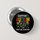 Search for autism buttons Education