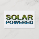 Search for solar power business cards Green