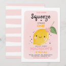 Search for lemon birthday invitations Lemonade party