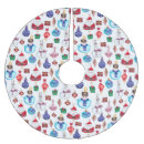 Search for whimsical tree skirts Santa