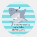 Search for shark birthday stickers Pool party
