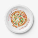 Search for pizza paper plates watercolor