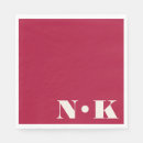 Search for monogram christmas napkins Simple