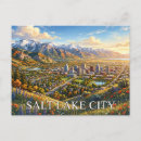 Search for salt lake city postcards Wasatch mountains