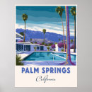 Search for palm springs posters California
