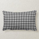 Search for black white checkered pillows Gingham