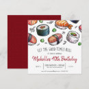 Search for sushi party invitations Adult