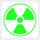 Search for radiation stickers Danger