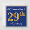 Search for 29th birthday invitations 29 years old