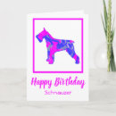 Search for schnauzer birthday cards Funny