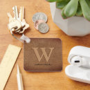 Search for leather keychains Monogrammed