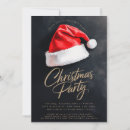Search for santa hat christmas invitations Modern minimalist