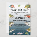 Search for gone fishing invitations Watercolor