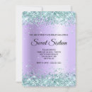 Search for teal sweet 16 invitations Sparkle