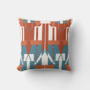 Search for blue and rust pillows Contemporary