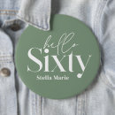 Search for 60th birthday buttons Simple