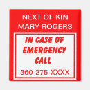Search for emergency numbers magnets Medical