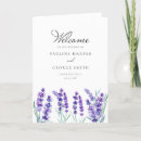 Search for purple wedding programs Lavender