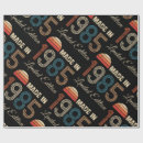 Search for 40th birthday wrapping paper 40 years old