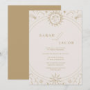 Search for sun and moon wedding invitations Elegant