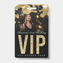 Search for birthday party badges Vip pass