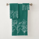 Search for emerald bath towels Boho
