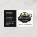 Search for heavy equipment business cards Professional