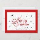 Search for red and white christmas cards Contemporary