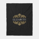 Search for black and gold fleece blankets Modern