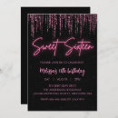 Search for surprise sweet 16 invitations Pink