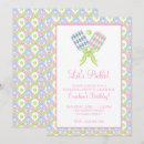 Search for pickleball birthday invitations Watercolor