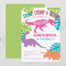 Search for girl dinosaur invitations Pink