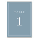 Search for dusty blue table cards Classic