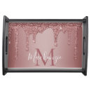 Search for rose gold serving trays Chic