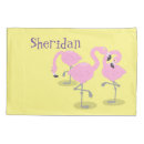Search for pink flamingo pillowcases Illustration