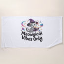 Search for funny beach towels Kitten